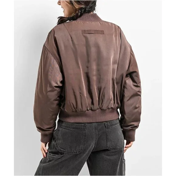 Ninth Hall Orion Brown Bomber Jacket‎ Size Large - Picture 2 of 11